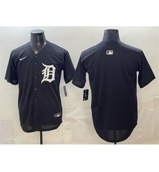 Men Detroit Tigers Blank Black Limited Stitched Baseball Jersey Men Detroit Tigers Blank Black Limited Stitched Baseball Jersey