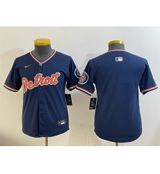 Youth Detroit Tigers Blank Navy 2026 Alternate Vapor Premier Limited Stitched Baseball Jersey Youth Detroit Tigers Blank Navy 2026 Alternate Vapor Premier Limited Stitched Baseball Jersey