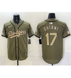 Men Los Angeles Dodgers 17 Shohei Ohtani Olive 2026 Armed Forces Day Stitched Baseball Jersey Men Los Angeles Dodgers 17 Shohei Ohtani Olive 2026 Armed Forces Day Stitched Baseball Jersey