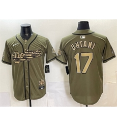 Men Los Angeles Dodgers 17 Shohei Ohtani Olive 2026 Armed Forces Day Stitched Baseball Jerseys Men Los Angeles Dodgers 17 Shohei Ohtani Olive 2026 Armed Forces Day Stitched Baseball Jerseys