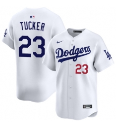 Men Los Angeles Dodgers Kyle Tucker #23 White Stitched Flex Base Baseball Jersey Men Los Angeles Dodgers Kyle Tucker #23 White Stitched Flex Base Baseball Jersey