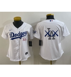Women Los Angeles Dodgers Team Big Logo White Vapor Premier Limited Stitched Baseball Jersey Women Los Angeles Dodgers Team Big Logo White Vapor Premier Limited Stitched Baseball Jersey