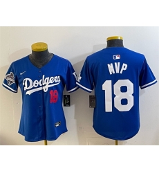 Youth Los Angeles Dodgers 18 MVP Royal 2025 World Series Champions Patch Limited Stitched Baseball Jersey Youth Los Angeles Dodgers 18 MVP Royal 2025 World Series Champions Patch Limited Stitched Baseball Jersey
