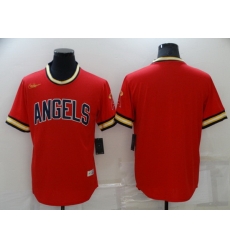 Men Los Angeles Angels Blank Red Cool Base Stitched jersey