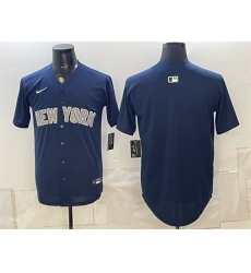 Men New York Yankees Blank Navy Limited Stitched Baseball Jersey Men New York Yankees Blank Navy Limited Stitched Baseball Jersey
