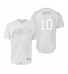 Oakland Athletics Marcus Semien Simmy White 2019 Players Weekend MLB Jersey