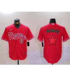 Men Philadelphia Phillies Phanatic Red Cool Base Stitched Jersey 2