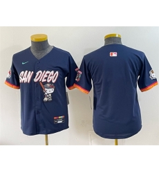 Youth San Diego Padres X Hello Kitty Blank Obsidian 2026 City Connect Stadium Stitched Baseball Jersey Youth San Diego Padres X Hello Kitty Blank Obsidian 2026 City Connect Stadium Stitched Baseball Jersey