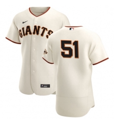 San Francisco Giants 51 Conner Menez Men Nike Cream Home 2020 Authentic Player MLB Jersey