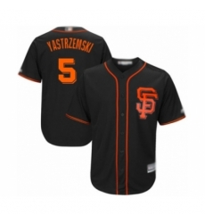 Youth San Francisco Giants #5 Mike Yastrzemski Authentic Black Alternate Cool Base Baseball Player Jersey