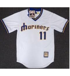 Mariners 11 White Jersey