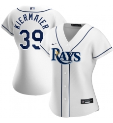 Tampa Bay Rays 39 Kevin Kiermaier Nike Women Home 2020 MLB Player Jersey White