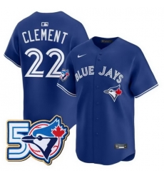 Men Toronto Blue Jays 27 Vladimir Guerrero Jr Royal 50th Anniversary Alternate Limited Jersey Men Toronto Blue Jays 27 Vladimir Guerrero Jr Royal 50th Anniversary Alternate Limited Jersey