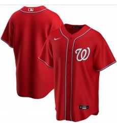 Men Washington Nationals Nike Red Blank Jersey