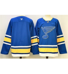 Men St  Louis Blues Blank Blue 2025 Stitched Hockey Jersey
