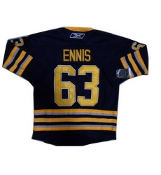 Buffalo Sabres Jerseys #63 Ennis Jerseys Navy Blue Color