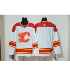 Flames Blank White 2019 Heritage Classic Breakaway Adidas Jersey