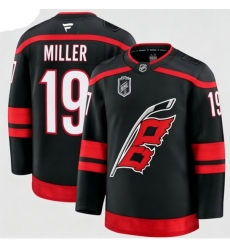 Men Carolina Hurricanes 19 K'Andre Miller Black 2026 Stanley Cup Final Stitched Hockey Jersey Men Carolina Hurricanes 19 K'Andre Miller Black 2026 Stanley Cup Final Stitched Hockey Jersey
