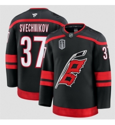 Men Carolina Hurricanes 37 Andrei Svechnikov Black 2026 Stanley Cup Final Stitched Hockey Jersey Men Carolina Hurricanes 37 Andrei Svechnikov Black 2026 Stanley Cup Final Stitched Hockey Jersey