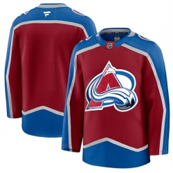 Men Colorado Avalanche Blank Burgundy 2024 25 Home Stitched Jersey