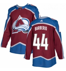 Youth Adidas Colorado Avalanche 44 Mark Barberio Authentic Burgundy Red Home NHL Jersey 