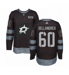 Mens Adidas Dallas Stars 60 Ty Dellandrea Authentic Black 1917 2017 100th Anniversary NHL Jersey 