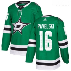 Stars #16 Joe Pavelski Green Home Authentic Youth Stitched Hockey Jersey