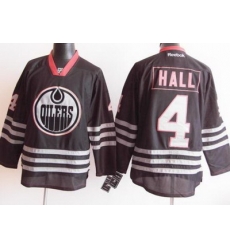 Edmonton Oilers 4 Hall 2012 Black Jerseys