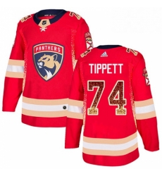 Mens Adidas Florida Panthers 74 Owen Tippett Authentic Red Drift Fashion NHL Jersey 