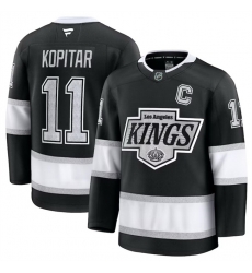 Men Los Angeles Kings 11 Anze Kopitar Black 2024 25 Home Stitched Hockey Jersey