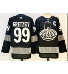 Men Los Angeles Kings 99 Wayne Gretzky Black With C Patch Alternate Stitched Hockey Jersey Men Los Angeles Kings 99 Wayne Gretzky Black With C Patch Alternate Stitched Hockey Jersey