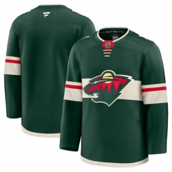 Men Minnesota Wild Blank Green 2024 25 Home Stitched Hockey Jersey