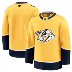 Men Nashville Predators Blank Gold 2024 25 Home Stitched Hockey Jersey