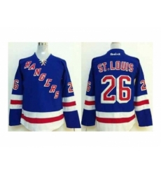 NHL Jerseys New York Rangers #26 St.Louis blue[2014 new stadium]