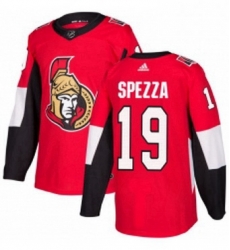 Mens Adidas Ottawa Senators 19 Jason Spezza Premier Red Home NHL Jersey 