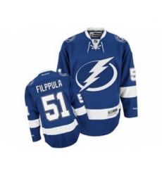 nhl jerseys tampa bay lightning #51 filppula blue