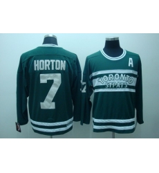 Toronto Maple Leafs 7 horton green jerseys A patch CCM