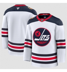 Men Winnipeg Jets Blank White 2026 Home Stitched Hockey Jersey