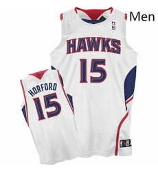 Atlanta Hawks 15 Al Horford Revolution 30 Swingman Home White Jersey 