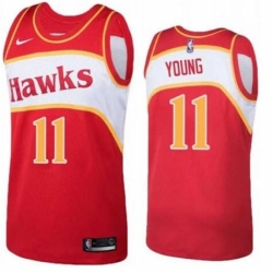 Toddler Nike Atlanta Hawks Trae Young 1986 Road Swingman Jersey