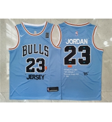 Men Chicago Bulls 23 Michael Jordan Blue Nike 85 Swingman Jersey