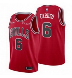 Men's Chicago Bulls #6 Alex Caruso Red Edition Swingman Stitched Basketball Jersey