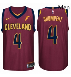 Nike NBA Cleveland Cavaliers 4 Iman Shumpert Jersey 2017 18 New Season Wine Red Jersey