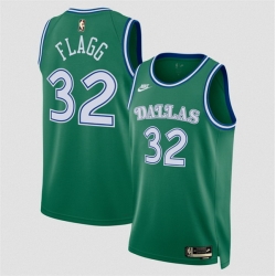 Men Dallas Mavericks 32 Cooper Flagg Green 2025 Classic Edition Stitched Basketball Jersey