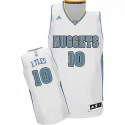 Youth Adidas Denver Nuggets 10 Trey Lyles Swingman White Home NBA Jersey 