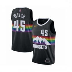 Youth Denver Nuggets #45 Thomas Welsh Swingman Black Basketball Jersey - 2019 20 City Edition