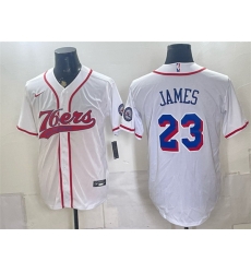 Men-s-Philadelphia-76ers--23-LeBron-James-White-Cool-Base-Stitched-Baseball-Jersey-579-72468 Men-s-Philadelphia-76ers--23-LeBron-James-White-Cool-Base-Stitched-Baseball-Jersey-579-72468