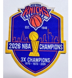 Knicks 2026 NBA Champions 3X Patch Biaog Knicks 2026 NBA Champions 3X Patch Biaog