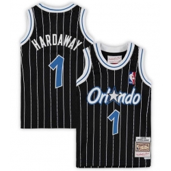 Toddler Orlando Magic 1 Penny Hardaway Black NBA Stitched Jersey