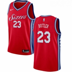 Youth Nike Philadelphia 76ers 23 Jimmy Butler Swingman Red NBA Jersey Statement Edition 